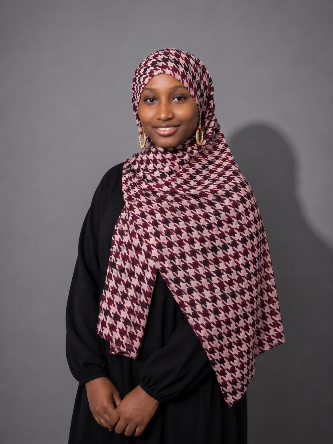 Grid Print Scarfs