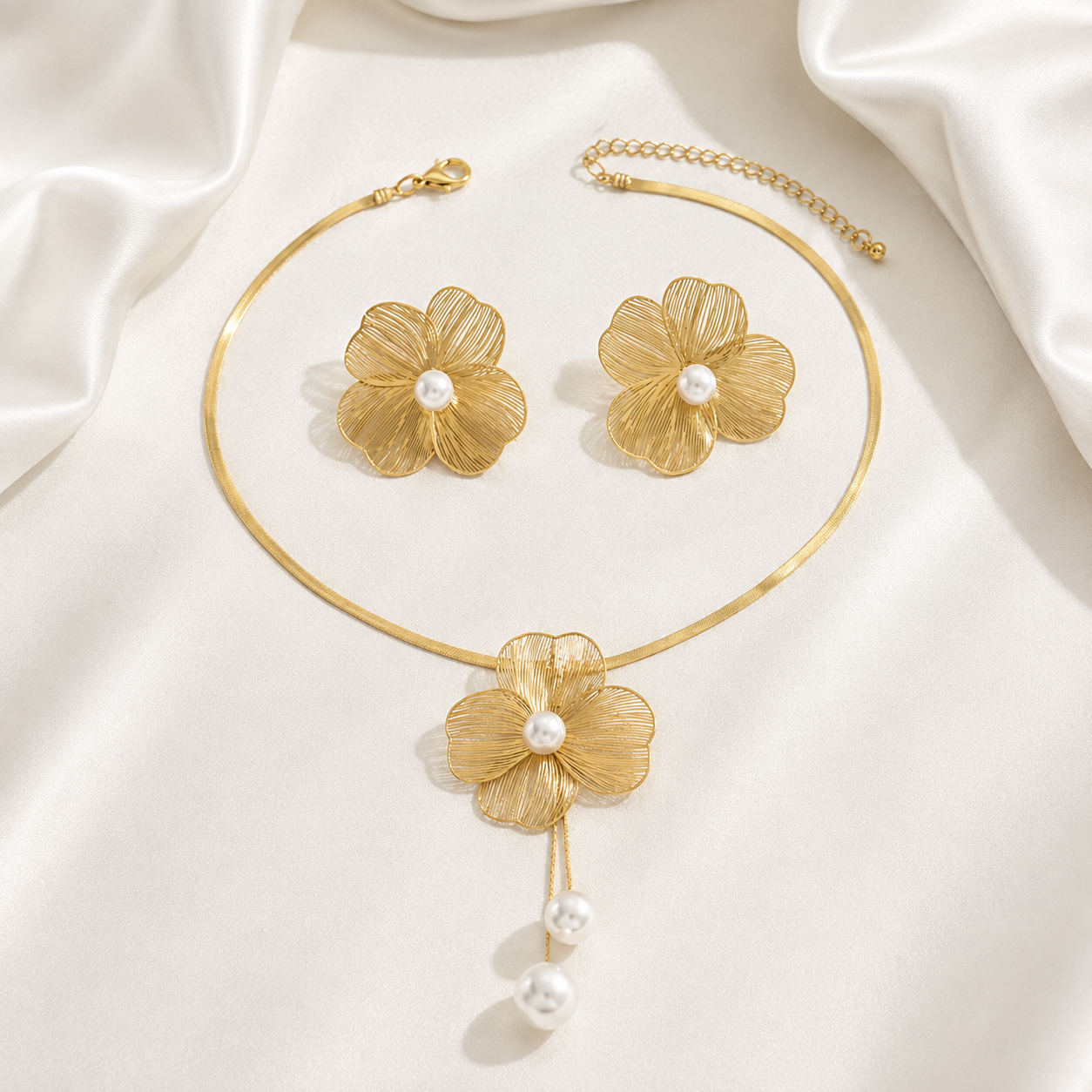 Pearl Bloom Jewelry Set