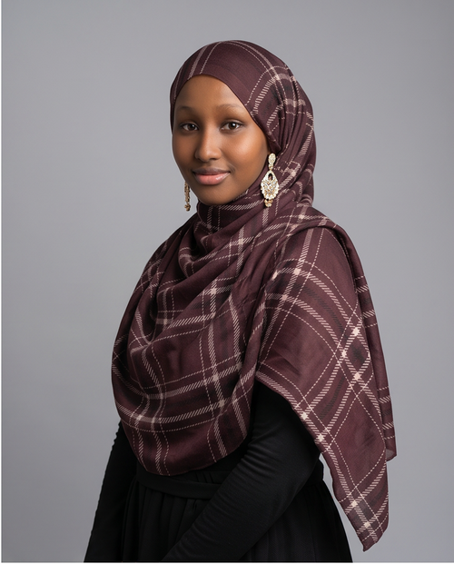 Grid Print Scarfs